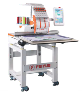 Single head 15 needles embroidery machine 240*400mm